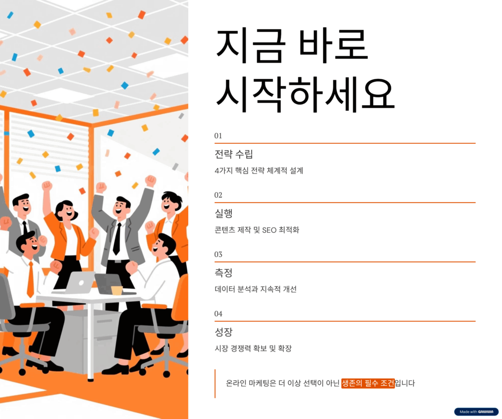 온라인 마케팅은 더 이상 선택이 아닌 생존의 필수 조건