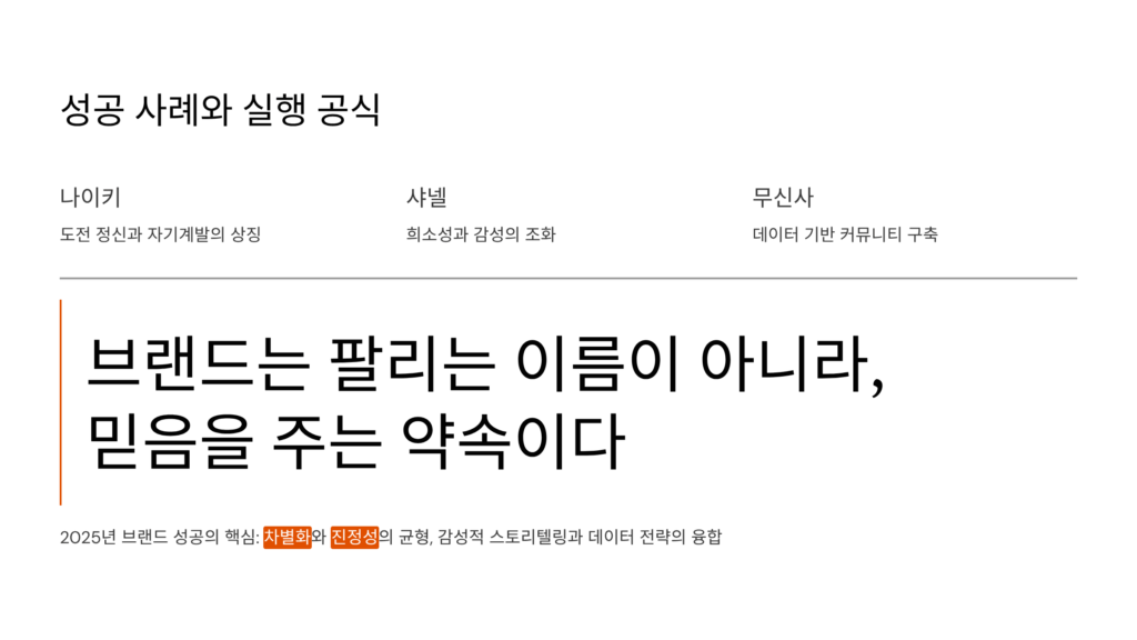성공적인 브랜드 마케팅 사례
