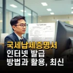 국세납세증명서 인터넷 발급 방법과 활용 최신 절차와 주의사항