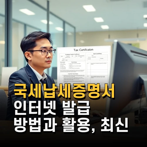 국세납세증명서 인터넷 발급 방법과 활용 최신 절차와 주의사항