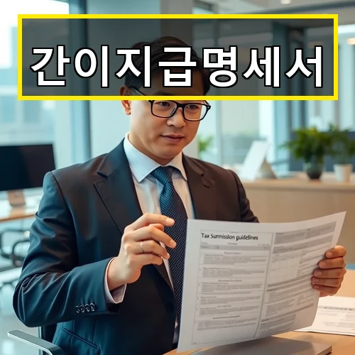 2025년 간이지급명세서 제출 방법과 기한 최신 세무 일정 완벽 이해