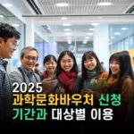 2025 과학문화바우처 신청 기간과 대상별 이용 방법 총정리