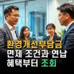 환경개선부담금 면제 조건과 연납 혜택부터 조회 방법까지 알아야 할 모든 정보