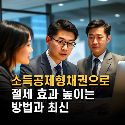 소득공제형채권으로 절세 효과 높이는 방법과 최신 투자 전략