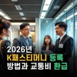2026년 K패스티머니 등록 방법과 교통비 환급 혜택 쉽게 알아보기