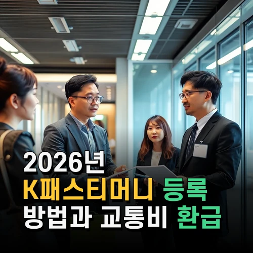 2026년 K패스티머니 등록 방법과 교통비 환급 혜택 쉽게 알아보기