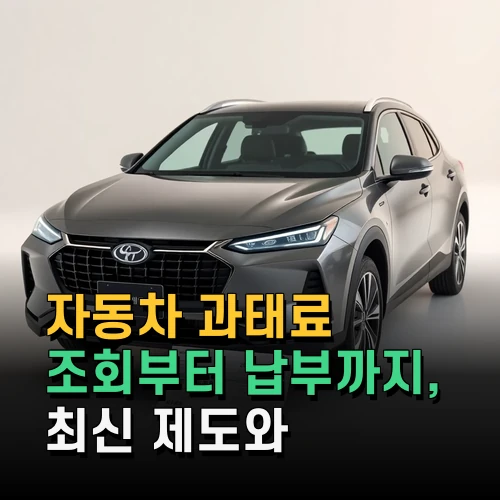 자동차 과태료 조회부터 납부까지 최신 제도와 절차 완벽 이해하기