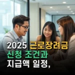 2025 근로장려금 신청 조건과 지급액 일정 꼭 알아야 할 핵심 사항