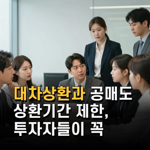 대차상환과 공매도 상환기간 제한 투자자들이 꼭 알아야 할 최신 제도 변화