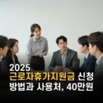 2025 근로자휴가지원금 신청 방법과 사용처 40만원 혜택 자세히 살펴보기