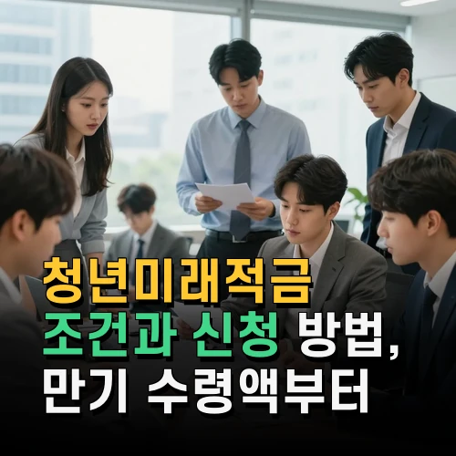 청년미래적금 조건과 신청 방법 만기 수령액부터 중도 해지 주의사항까지